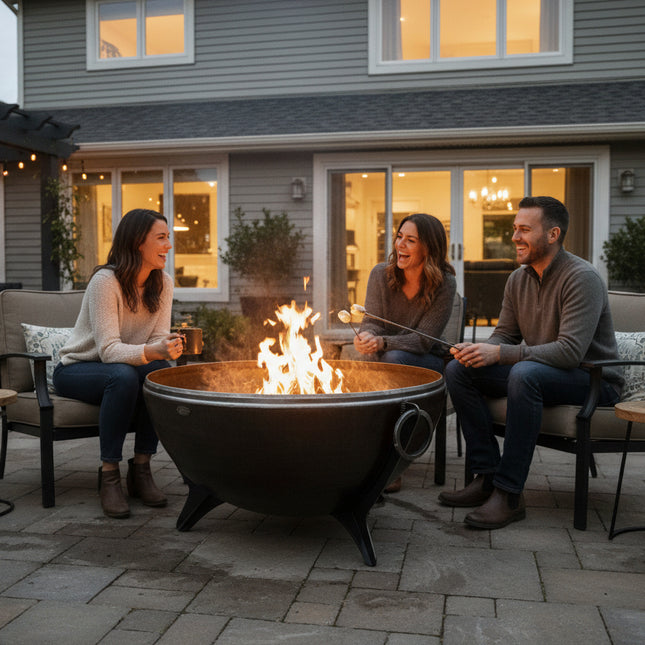 The Knights Cauldron Steel Fire Pit