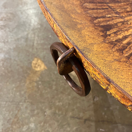 The Rustic Ridge: 42 Inch Steel Fire Pit