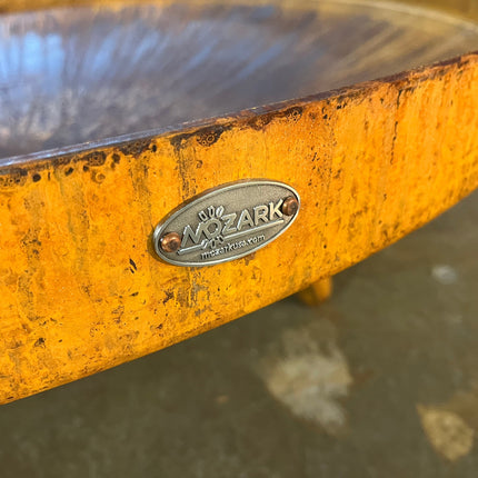 The Rustic Ridge:  48 Inch Steel Fire Pit