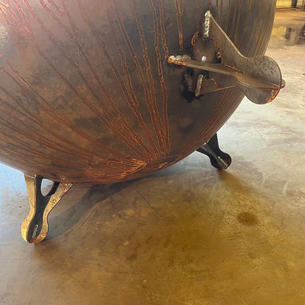 The Kings Cauldron Large Steel Fire Pit