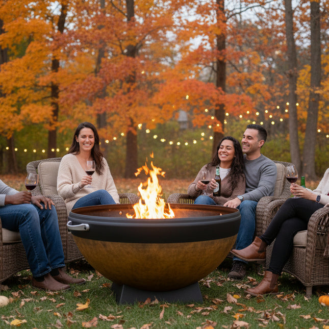 The Onyx Edge 37.5 Inch Fire Pit