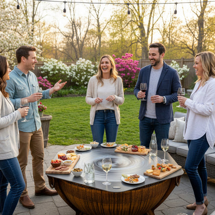 The Galaxy Hexagon Fire Pit Table