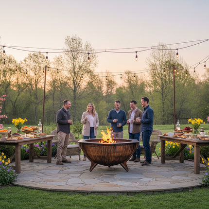 The Galaxy Hexagon Fire Pit Table