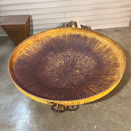 The Rustic Ridge:  48 Inch Steel Fire Pit