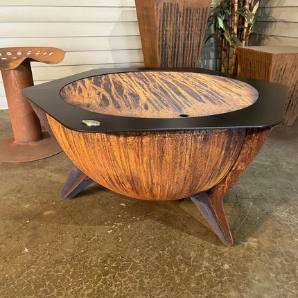 The Forge Ember 36 Inch Hex Ring Fire Pit